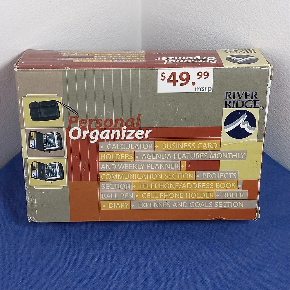 Vintage River Ridge Personal Organizer NOS